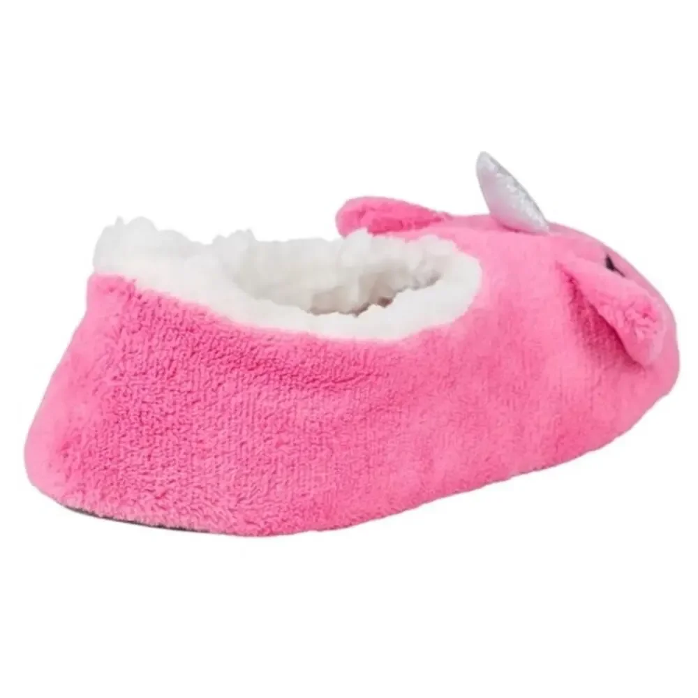 Northeast Outfitters Cozy Cabin Girls' Unicorn Slippers  Size Small